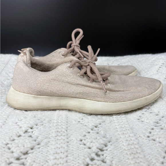 Allbirds Womens 9 Merino Wool Running Shoe Sneaker Gym Tan Caramel Sand Earth - Picture 2 of 7